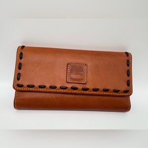 Dooney & Bourke Tan Leather Wallet